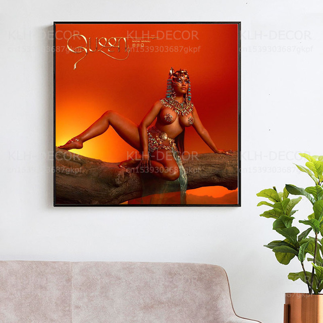 Plakat Nicki Minaj Królowa Chun-Li - gorący album Hip Hop Rap - gwiazda muzyki - malarstwo ścienne Home Decor - Wianko - 4