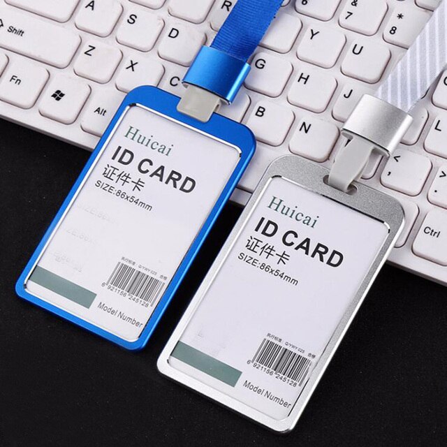 Etui na karty kredytowe/bus z metalową smyczą, męskie i damske, śliczne, na identyfikator/kartę tożsamości - Wianko - 11