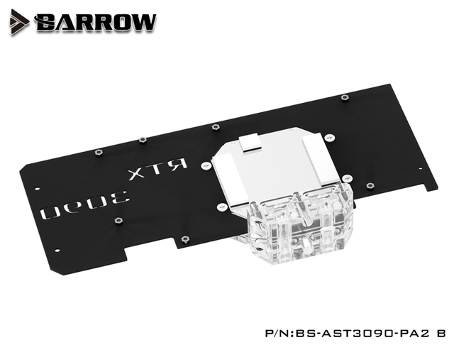 Bloki wodne GPU Barrow ASUS TUF RTX 3090 3080 GAMING - pełna pokrywa GPU, chłodnica wodna, płyta tylna - Wianko - 19
