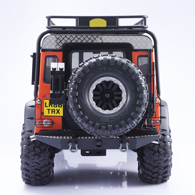 Panel tylnego dachu metalowy, antypoślizgowy, do Traxxas TRX-4 Defender D110, akcesorium do modyfikacji crawler cars - Wianko - 5