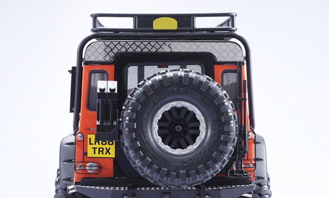 Panel tylnego dachu metalowy, antypoślizgowy, do Traxxas TRX-4 Defender D110, akcesorium do modyfikacji crawler cars - Wianko - 3