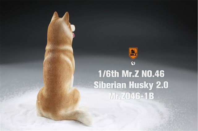 Figurka Husky Mr.Z & Xmmos 1:6 - skala 2.0, model zwierzęcy do kolekcji dla dzieci - Wianko - 23