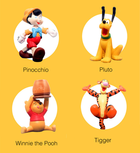 Figurka Kawaii Doll z kaczorem Donald, Mickey Mouse, Minnie, księżniczką, Kubusiem, Goofym i innymi - Wianko - 5