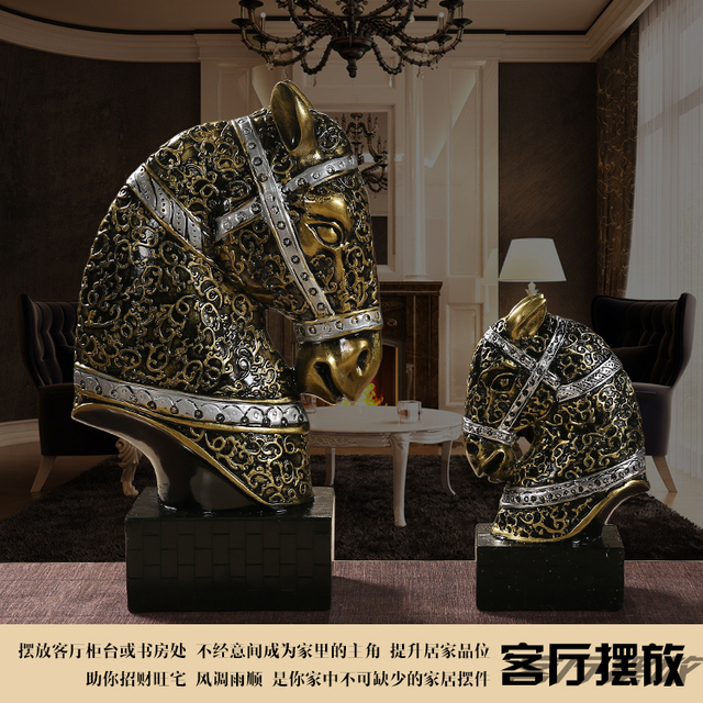 Rzeźba konia FENG SHUI dla sukcesu w biznesie - ochronna statuetka 25CM (2020) do biura lub domu - Wianko - 9