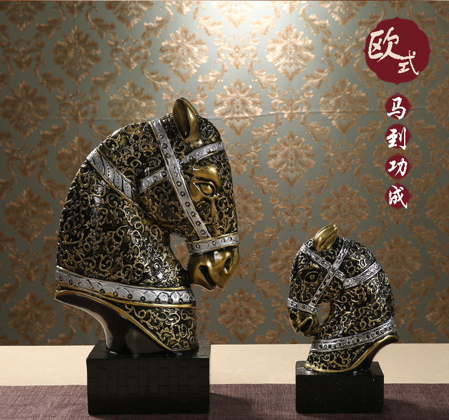 Rzeźba konia FENG SHUI dla sukcesu w biznesie - ochronna statuetka 25CM (2020) do biura lub domu - Wianko - 8