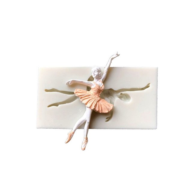 Baletnica tancerz w kształcie kremówki - forma silikonowa do ciasta z powłoką non-stick - Wianko - 4