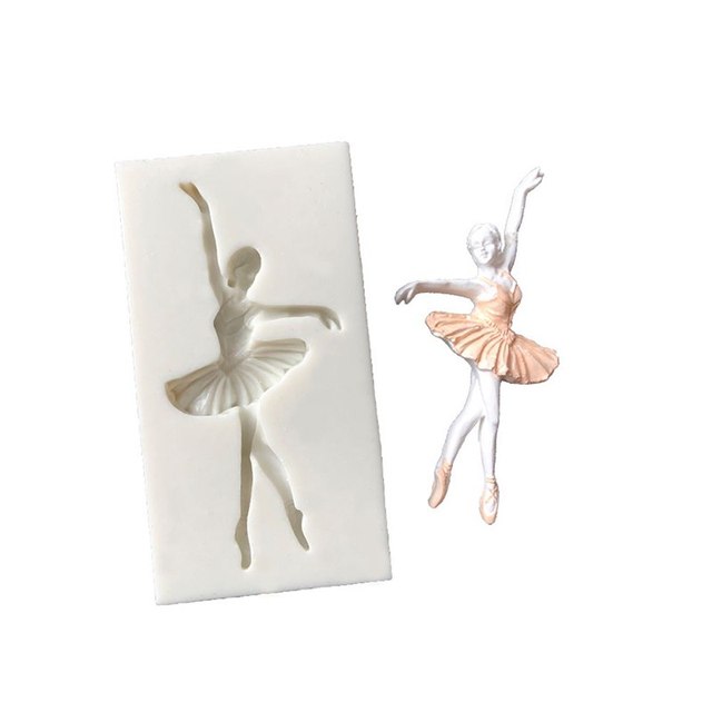 Baletnica tancerz w kształcie kremówki - forma silikonowa do ciasta z powłoką non-stick - Wianko - 2