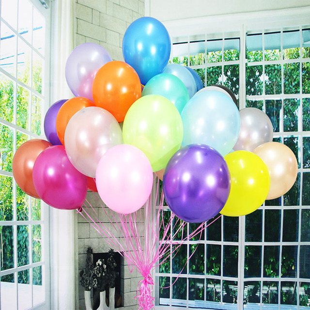 30 sztuk 10 cali Parel metaliczne balony lateksowe do urodzin i wesela - Wianko - 14