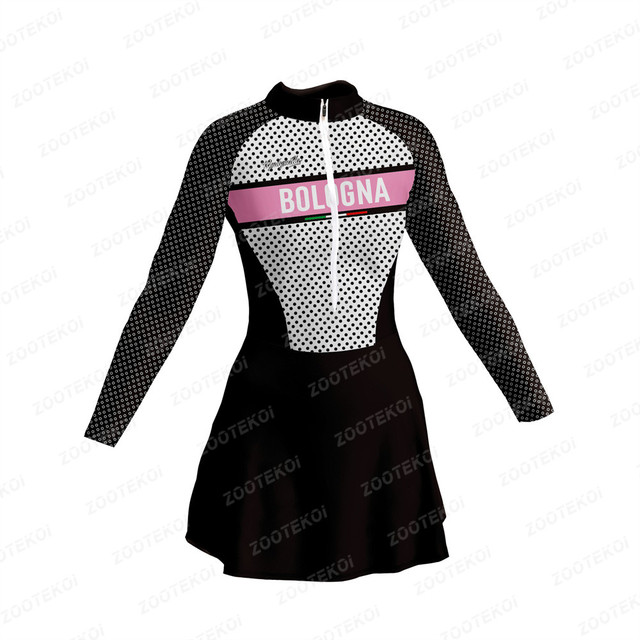 Kobiecy zestaw rowerowy czerwony aksamitowy pasja, ograniczona ilość, triathlon, mała sukienka MTB, spódnica, kombinezon rowerowy - Wianko - 4