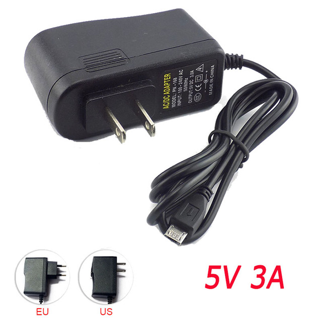 Zasilacz Micro USB 5V/3A AC do DC 100V-240V z ue wtyczką - ładowarka, transformator, Tablet Zero - Adaptery AC/DC - Wianko - 7