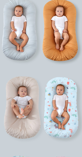 Przenośne łóżeczko dla niemowląt z kołyską i zderzakiem - Wianko - 18