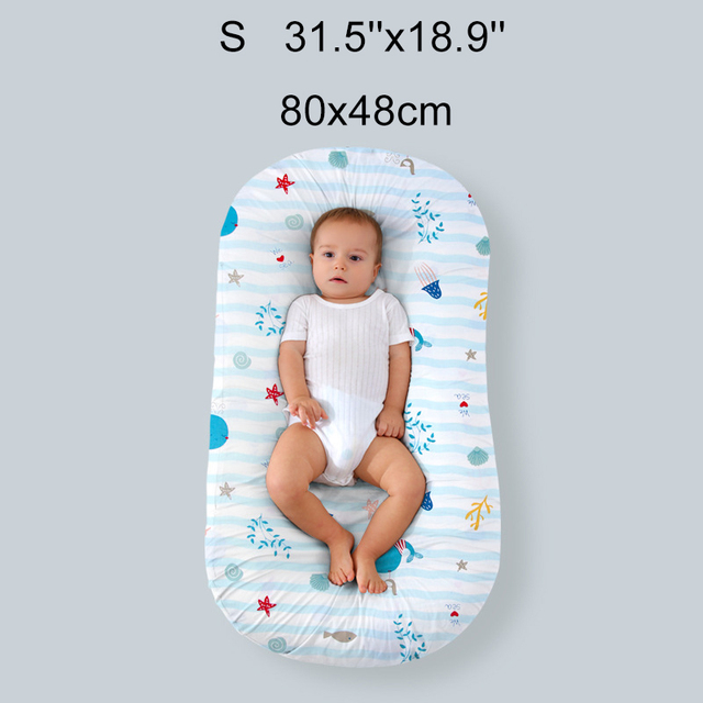 Przenośne łóżeczko dla niemowląt z kołyską i zderzakiem - Wianko - 2