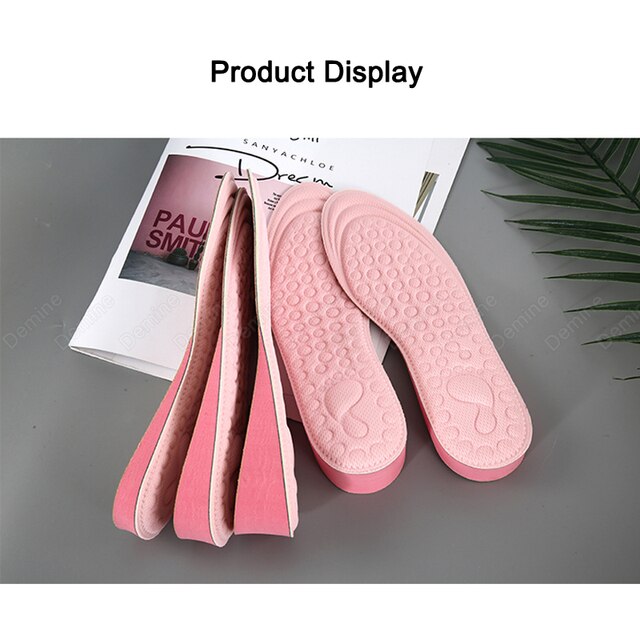 Wkładka do butów dla kobiet z podwyższoną wysokością, wykonana z pianki Memory Eva, zapewniająca komfort i podniesienie pięty - Wianko - 34