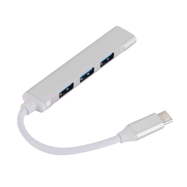 Hub USB C 3.0 typu C 3.1 4 Porty dla Macbooka Pro 13 15 i innych komputerów - adapter USB OTG do podłączania akcesoriów - Wianko - 4