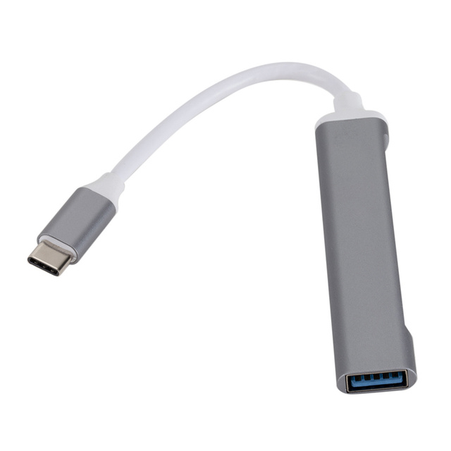 Hub USB C 3.0 typu C 3.1 4 Porty dla Macbooka Pro 13 15 i innych komputerów - adapter USB OTG do podłączania akcesoriów - Wianko - 5