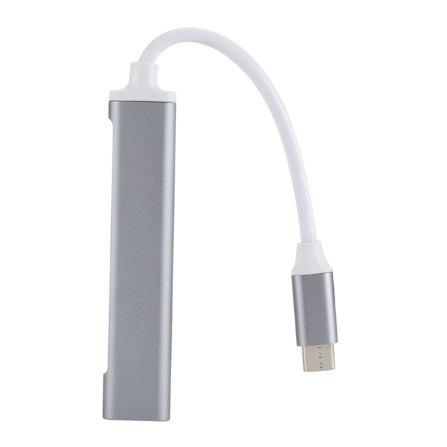 Hub USB C 3.0 typu C 3.1 4 Porty dla Macbooka Pro 13 15 i innych komputerów - adapter USB OTG do podłączania akcesoriów - Wianko - 8