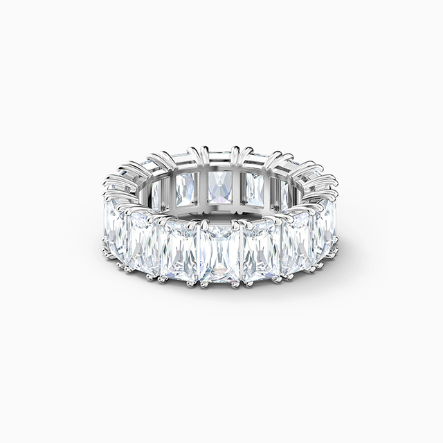 Modny pierścień z wysokiej jakości kryształami SWA1:1 w kształcie spiralnych kropli wody, niebiesko-biały - Wianko - 11