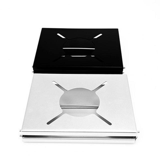 Stół kempingowy z wiatroodporną izolacją cieplną i stojakiem na kuchenkę gazową - Wianko - 12