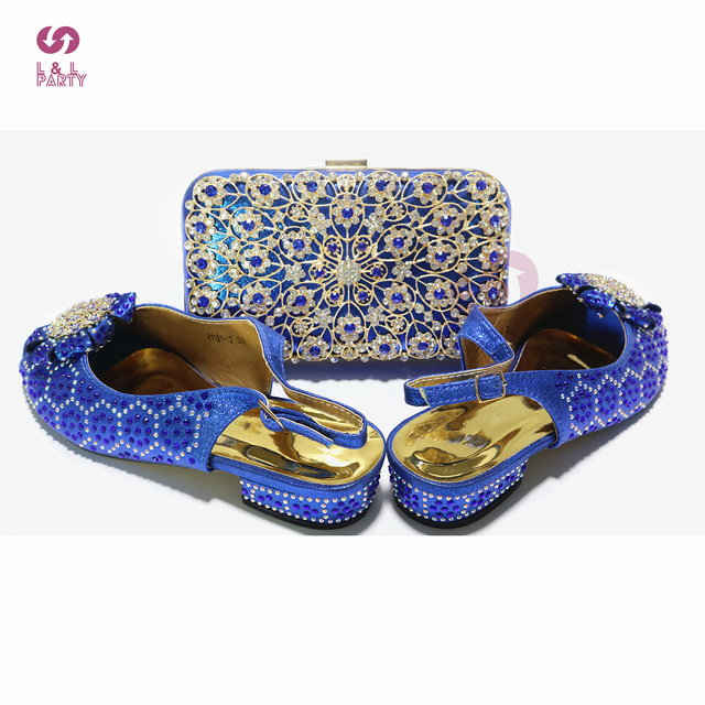 Wygodne sandały Peep Toe na słupku, buty i torby w królewskim niebieskim, zainspirowane wzorami afrykańskich kobiet, idealne na Garden Party - Wianko - 23