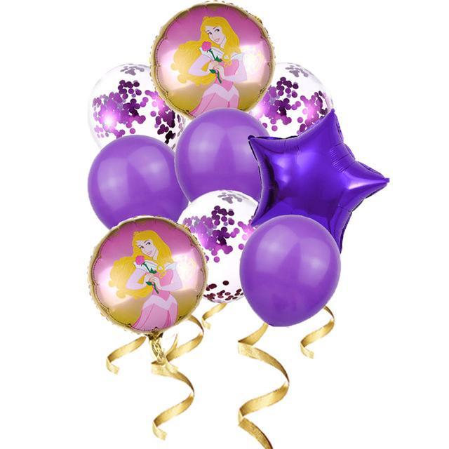 Balony lateksowe z helem z konfetti Elza Disney dla dzieci - idealne na Baby Shower i urodziny - prezent dla małej księżniczki - Wianko - 7