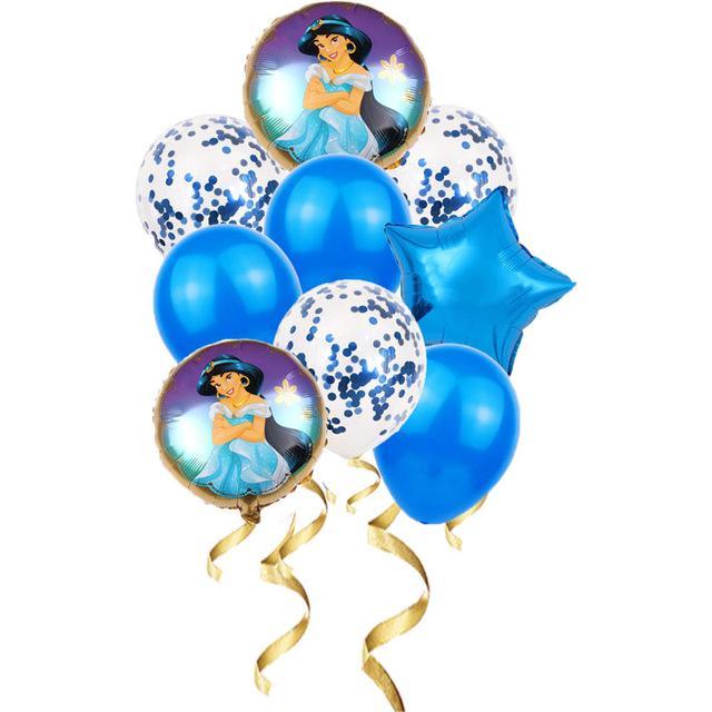 Balony lateksowe z helem z konfetti Elza Disney dla dzieci - idealne na Baby Shower i urodziny - prezent dla małej księżniczki - Wianko - 2