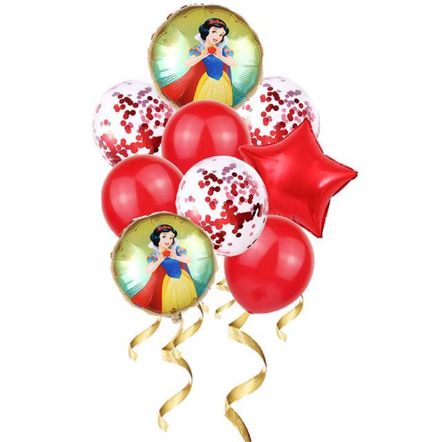 Balony lateksowe z helem z konfetti Elza Disney dla dzieci - idealne na Baby Shower i urodziny - prezent dla małej księżniczki - Wianko - 3