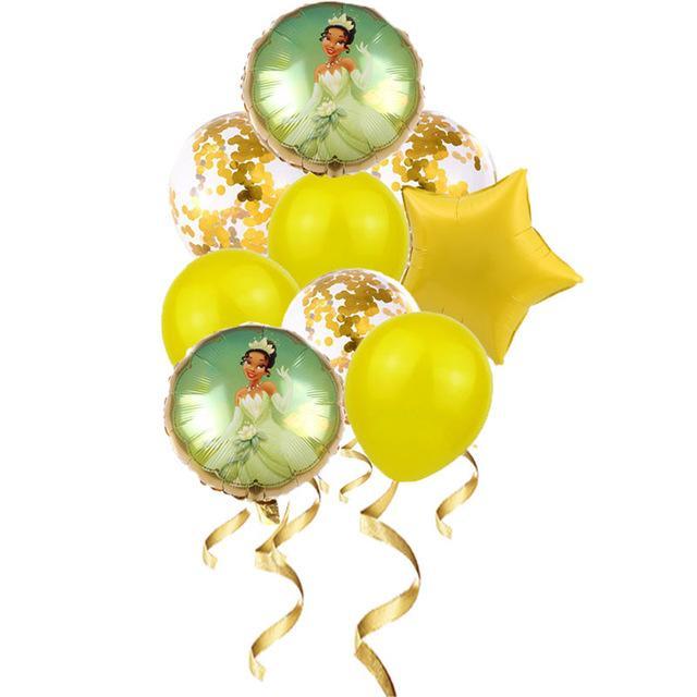 Balony lateksowe z helem z konfetti Elza Disney dla dzieci - idealne na Baby Shower i urodziny - prezent dla małej księżniczki - Wianko - 4