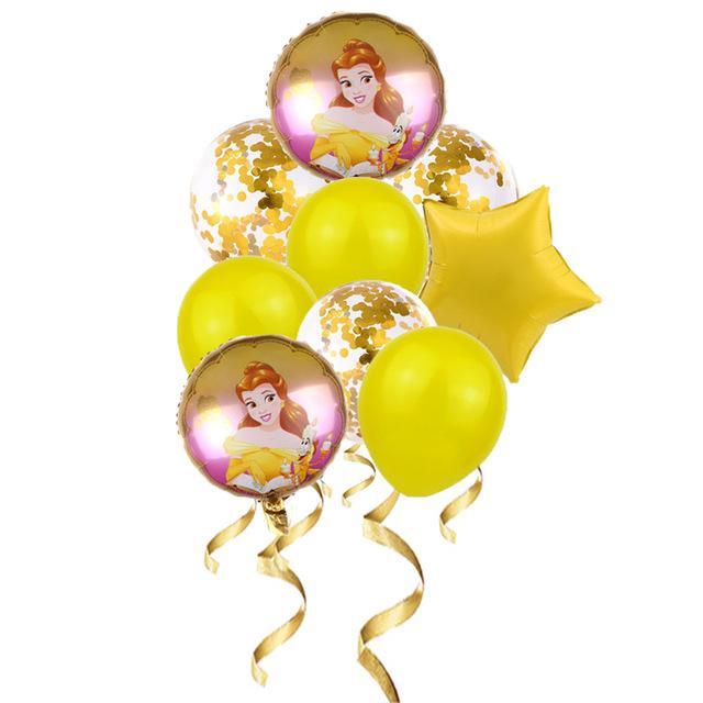 Balony lateksowe z helem z konfetti Elza Disney dla dzieci - idealne na Baby Shower i urodziny - prezent dla małej księżniczki - Wianko - 5