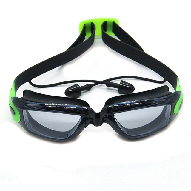 Profesjonalne okulary pływackie dla dzieci z zatyczkami do uszu, przeciwmgielne, wodoodporne, silikonowe - Wianko - 9