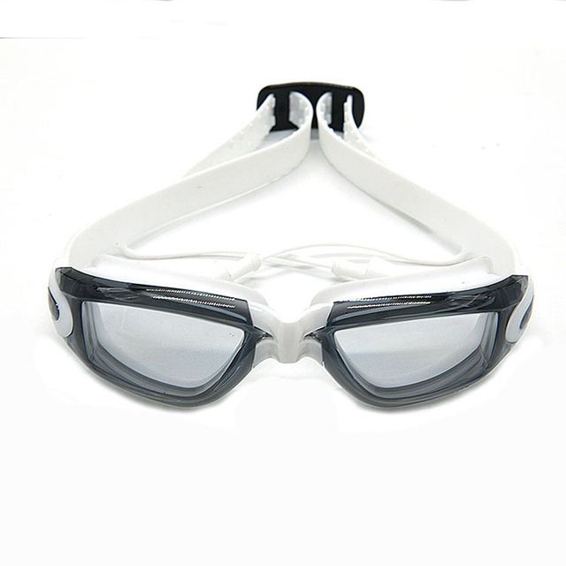 Profesjonalne okulary pływackie dla dzieci z zatyczkami do uszu, przeciwmgielne, wodoodporne, silikonowe - Wianko - 4
