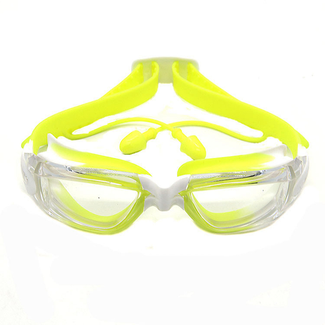 Profesjonalne okulary pływackie dla dzieci z zatyczkami do uszu, przeciwmgielne, wodoodporne, silikonowe - Wianko - 3