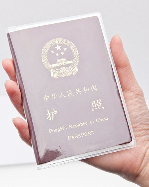 Elegancki, wodoodporny pokrowiec na paszport i portfel z przezroczystym okienkiem ID-PVC - Wianko - 3