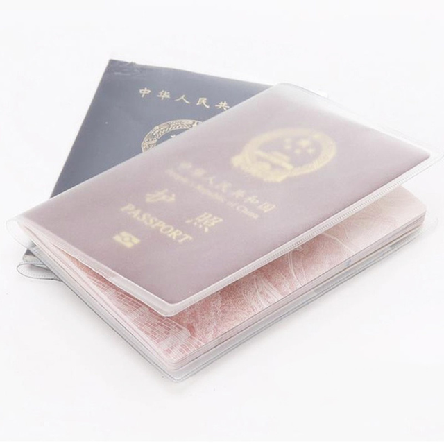 Elegancki, wodoodporny pokrowiec na paszport i portfel z przezroczystym okienkiem ID-PVC - Wianko - 8