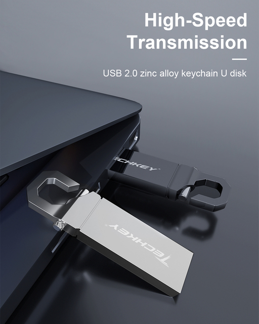 Nowy pendrive Techkey Metal 64GB/32GB USB 3.0 - wysoka prędkość - Wianko - 2