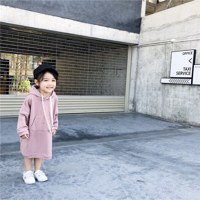 Sukienka dla małych dziewczynek z długim rękawem i kapturem w modnym stylu wiosna 2022, wykonana z bawełny - Wianko - 16