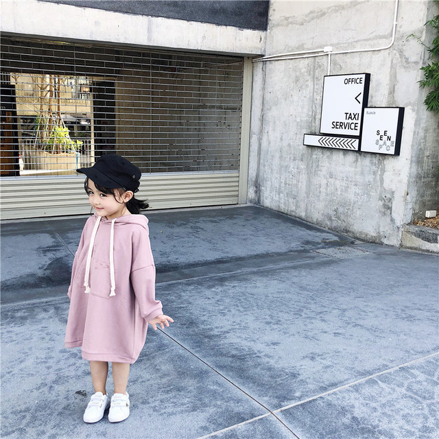 Sukienka dla małych dziewczynek z długim rękawem i kapturem w modnym stylu wiosna 2022, wykonana z bawełny - Wianko - 13