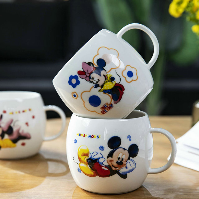 Kubki Disney Mickey Mouse – klasyczny design, kreatywne i wytrzymałe – idealne do kawy i mleka - Wianko - 4