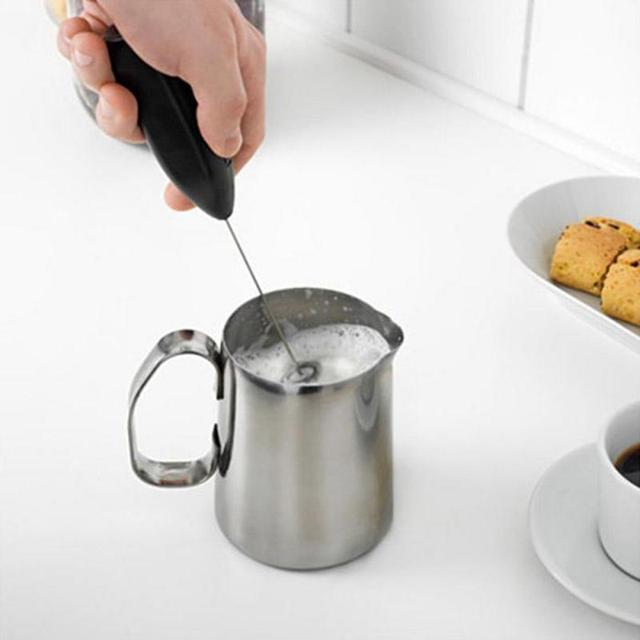 Elektryczny trzepaczka do jajek i spieniacz mleka kawy z mlekiem w rózgi - kuchnia akcesoria barowe - Wianko - 3