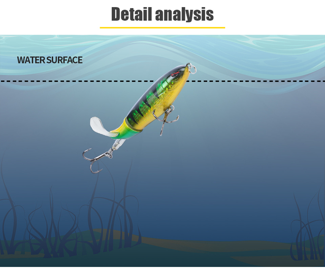 Przynęta wędka ANGRYFISH Whopper Plopper - 100mm 13g - 8 kolorów - Wianko - 8