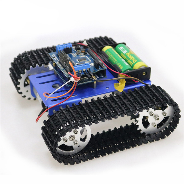 Inteligentny zestaw podwozia samochodowego 2WD T100 z kontrolą ESPduino - DIY dla Arduino, 2-Way Motor i 16-sposób serwonapęd - Wianko - 5