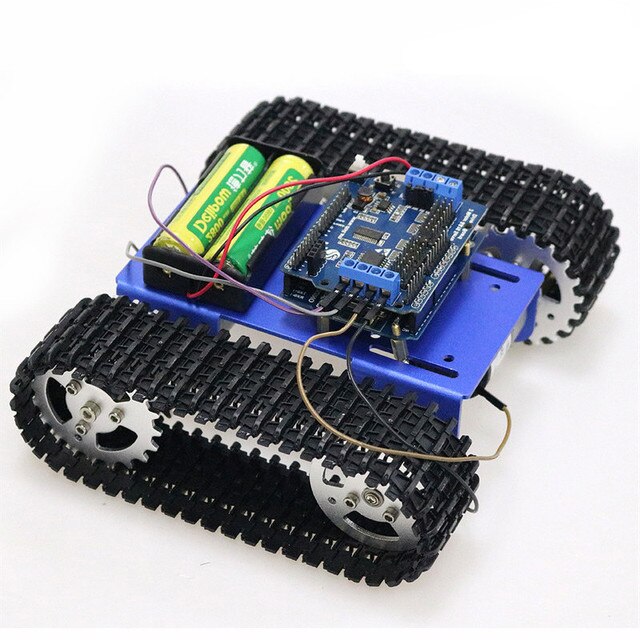 Inteligentny zestaw podwozia samochodowego 2WD T100 z kontrolą ESPduino - DIY dla Arduino, 2-Way Motor i 16-sposób serwonapęd - Wianko - 7