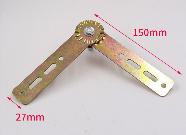 Klamra zawiasowa regulująca kąt, akcesoria do sofy, 360-stopniowy, dwudzielny zawias śliwkowy - Wianko - 5