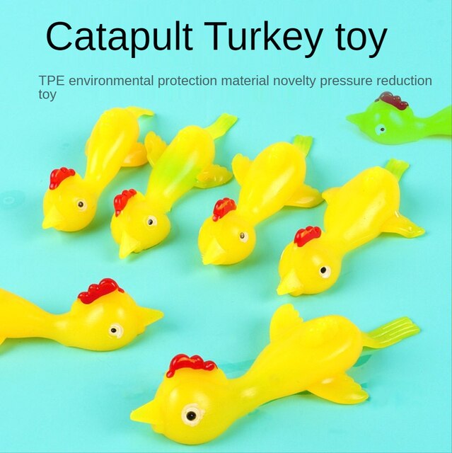 Turcja katapulta proca - elastyczna zabawka do szkolenia kurczaków w stylu zabawnego i przebiegłego palec - Wianko - 1