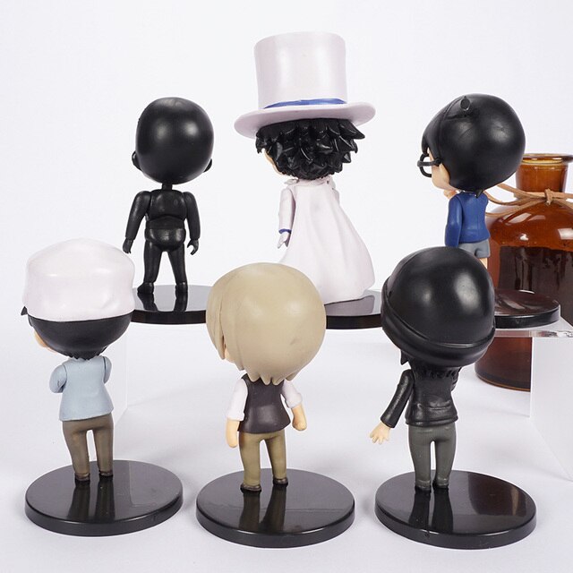 Detektyw Conan Edogawa i Kaitou Kiddo PVC Figurki - zestaw 6 szt - Wianko - 5