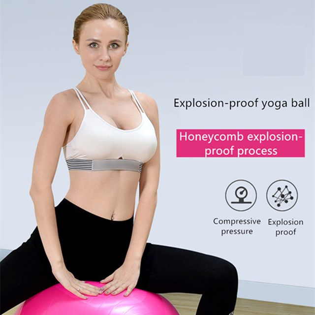 Piłka do jogi z pompką Pelotas Fitness 55/65/75/85 cm - Fitball Pilates Balance ćwiczenia domowe siłownia - Wianko - 1