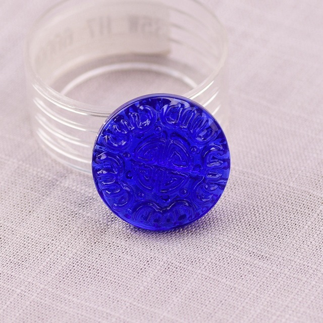 Wisiorek z luźnymi koralikami z lampwork szkła oblate, okrągły, 25mm, do tworzenia biżuterii DIY - Wianko - 5