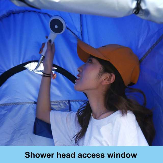 Namiot kempingowy przenośny z toaletą i prysznicem - UV, wodoodporny, zmiana bezpiecznej przestrzeni - Wianko - 7