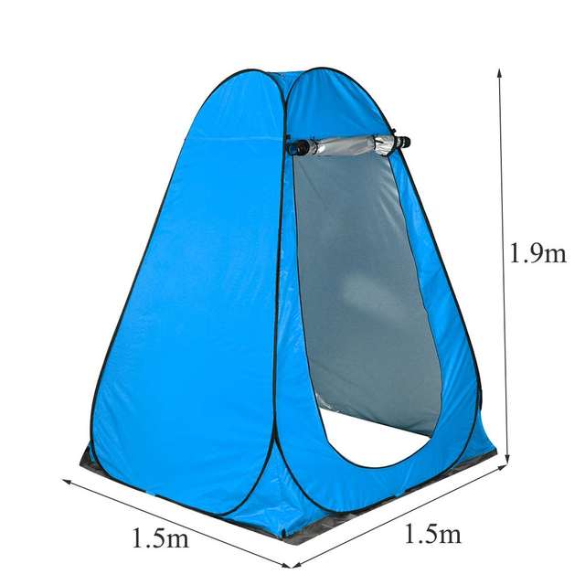 Namiot kempingowy przenośny z toaletą i prysznicem - UV, wodoodporny, zmiana bezpiecznej przestrzeni - Wianko - 6