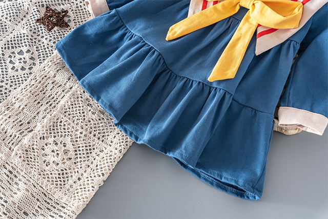 Sukienka wiosenna dla malucha - ubranka dla dziewczynek, rozmiary 1-6 lat - Wianko - 5