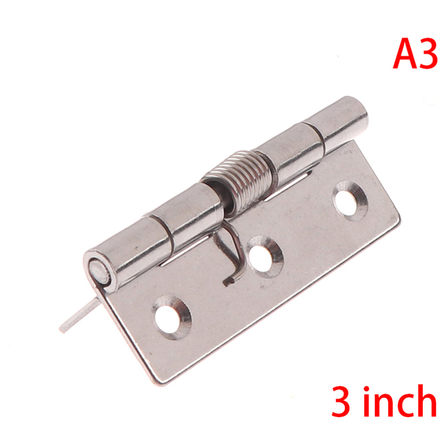Zawias drzwiowy 2/2.5/3 Cal długi, samozamykający się, wykonany ze stali nierdzewnej dla mebli Mini Micro - Wianko - 7